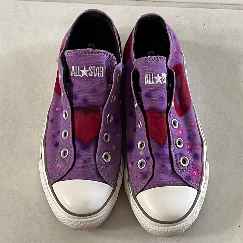 Converse Chuck Taylor  Hand Painted Slip On Sneakers